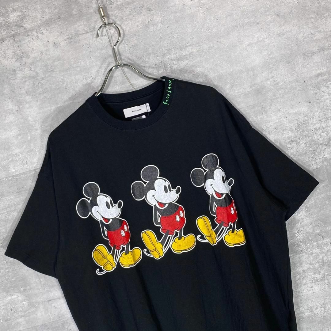 『ファセッタズム × ディズニー』(1) ミッキープリント 半袖Tシャツ