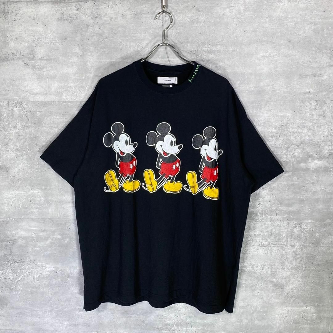『ファセッタズム × ディズニー』(1) ミッキープリント 半袖Tシャツ