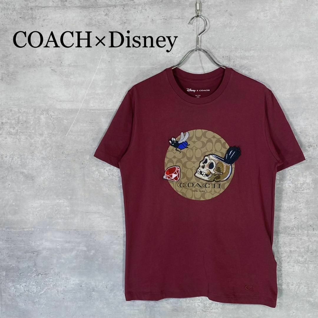 『COACH × Disney』コーチコラボ (S) プリント半袖Tシャツ