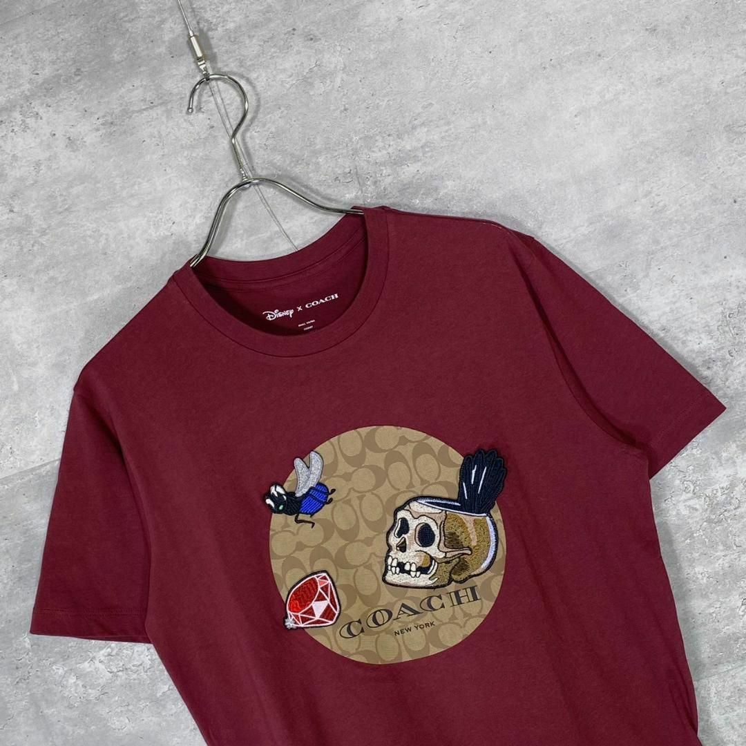 『COACH × Disney』コーチコラボ (S) プリント半袖Tシャツ