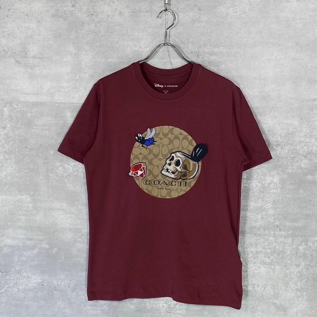『COACH × Disney』コーチコラボ (S) プリント半袖Tシャツ