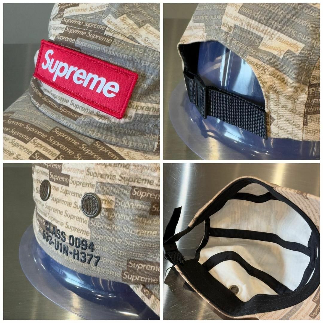 『SUPREME』シュプリーム BOX LOGOカモフラ柄フライトキャップ
