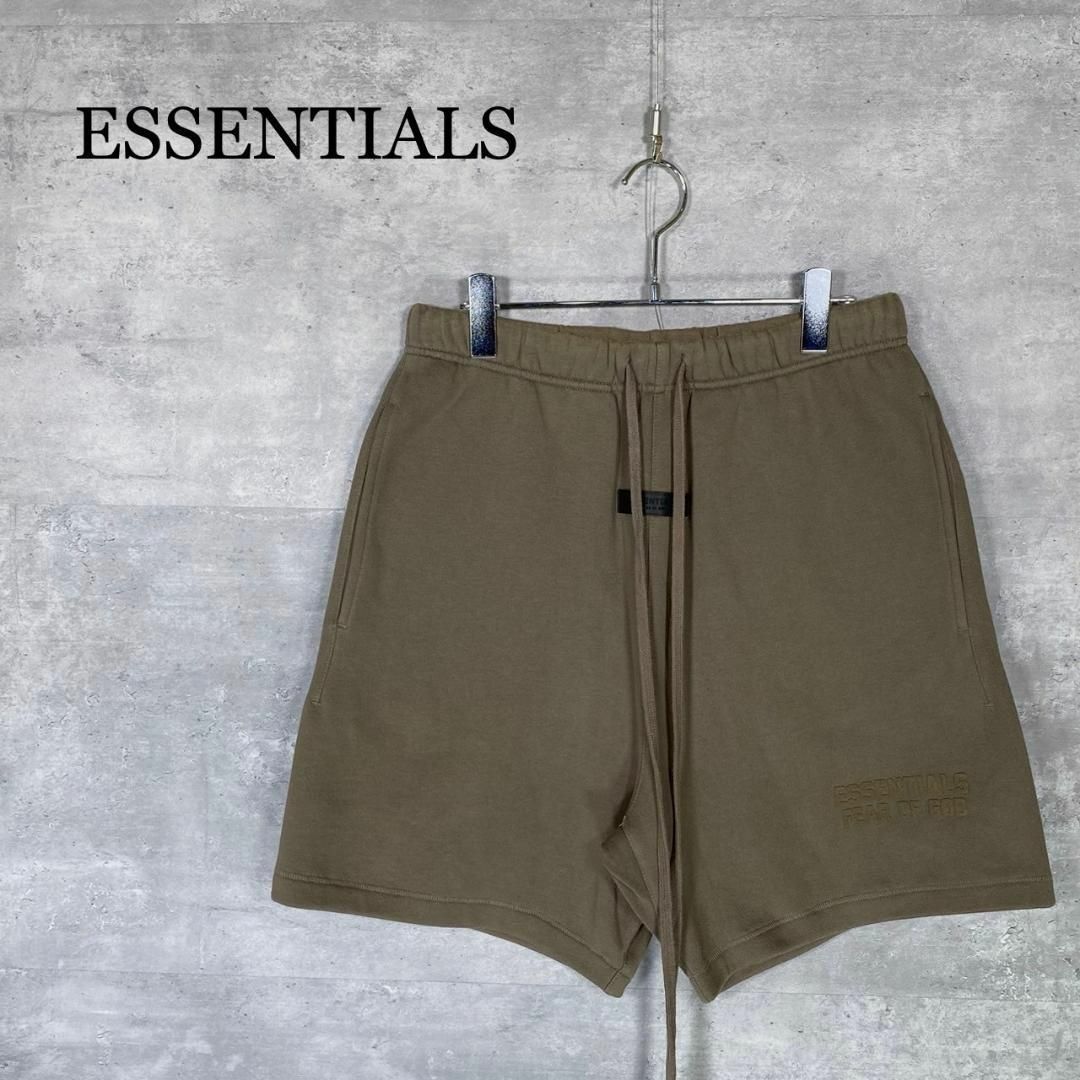 『ESSENTIALS』エッセンシャルズ (S) スウェットハーフパンツ