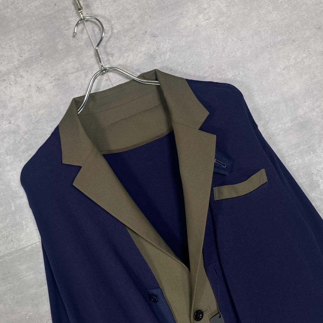 『sacai』サカイ (3) Suiting Mix Jacket カーディガン