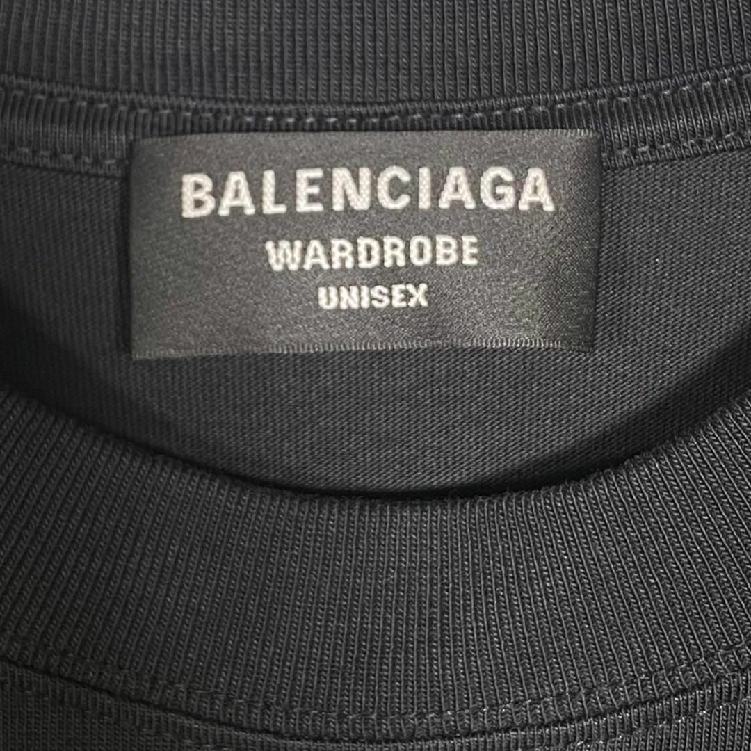 『BALENCIAGA』バレンシアガ (XXS) オーバーサイズ半袖Tシャツ