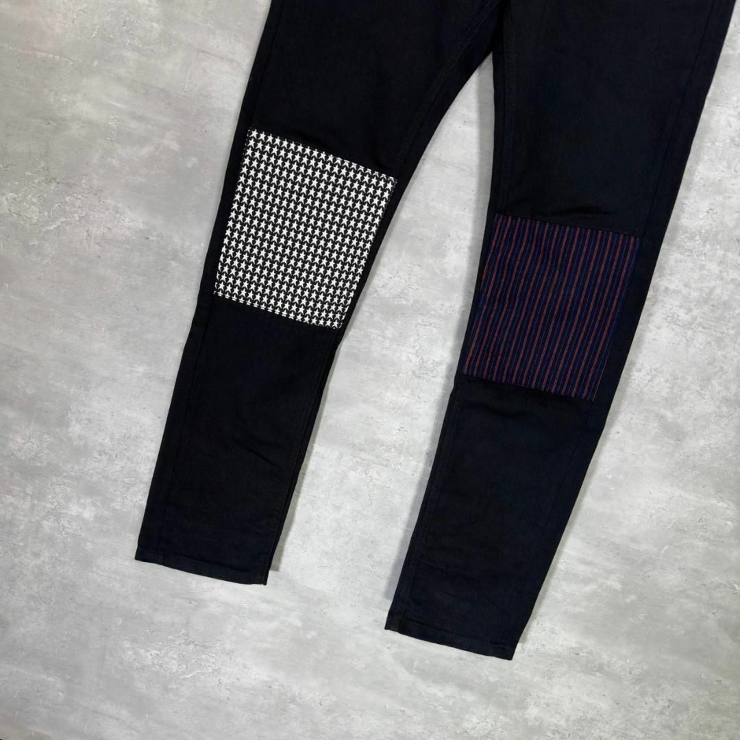 『RAF SIMONS』ラフシモンズ (30) パッチワークスリムパンツ