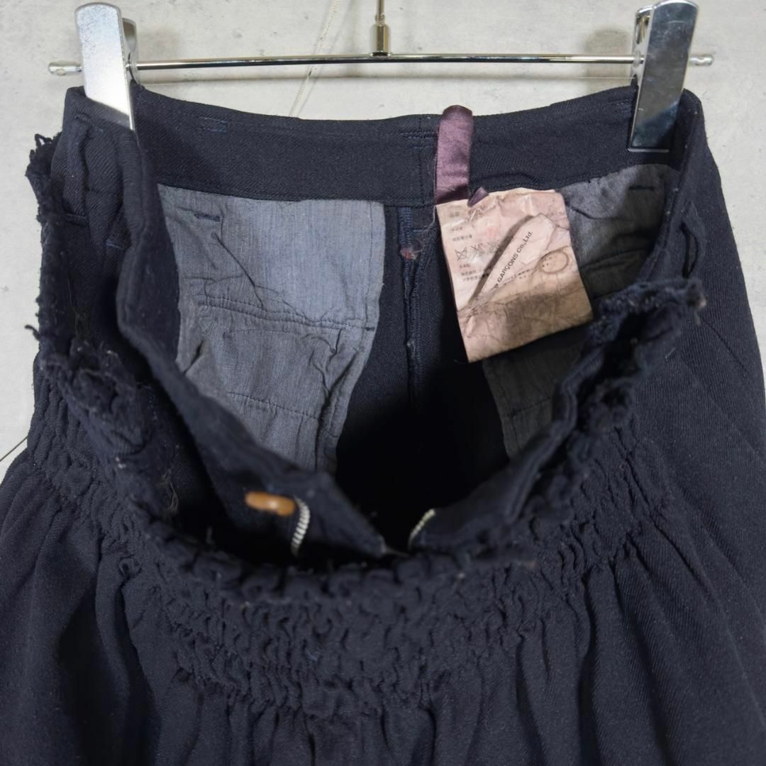『comme des garcons』コムデギャルソン (S) 変形スラックス