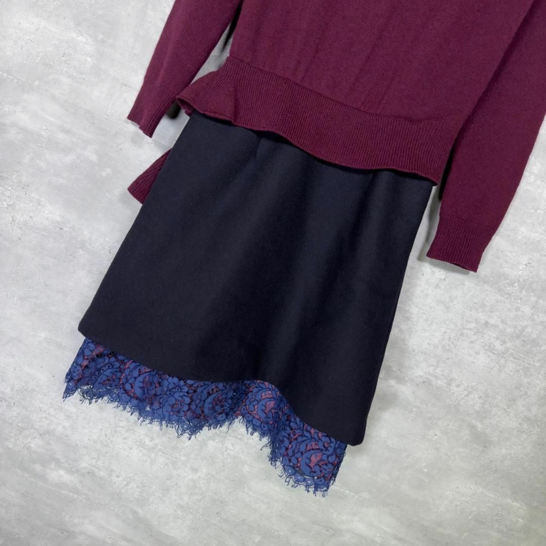 『sacai』サカイ (1)ドッキングニットワンピース