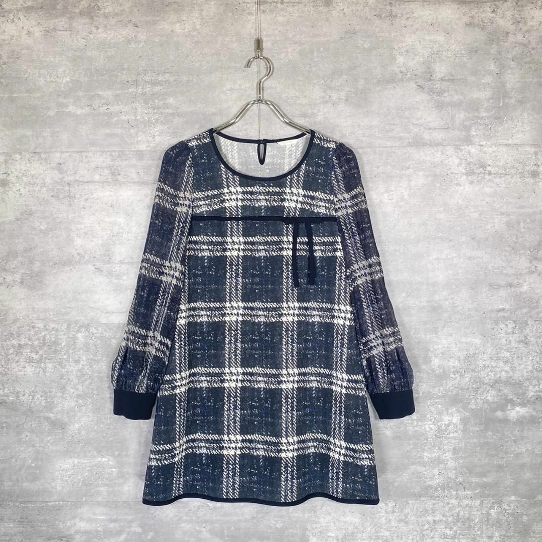 『TO BE CHIC』トゥービーシック (40) チェック ワンピース