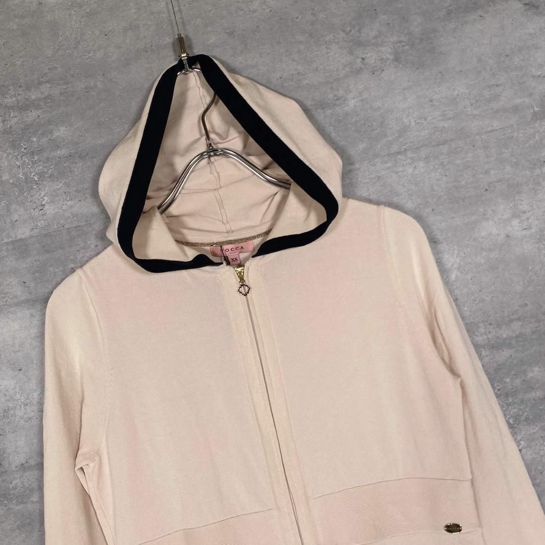 『TOCCA』トッカ (XS) フーディー ジップワンピース カーディガン