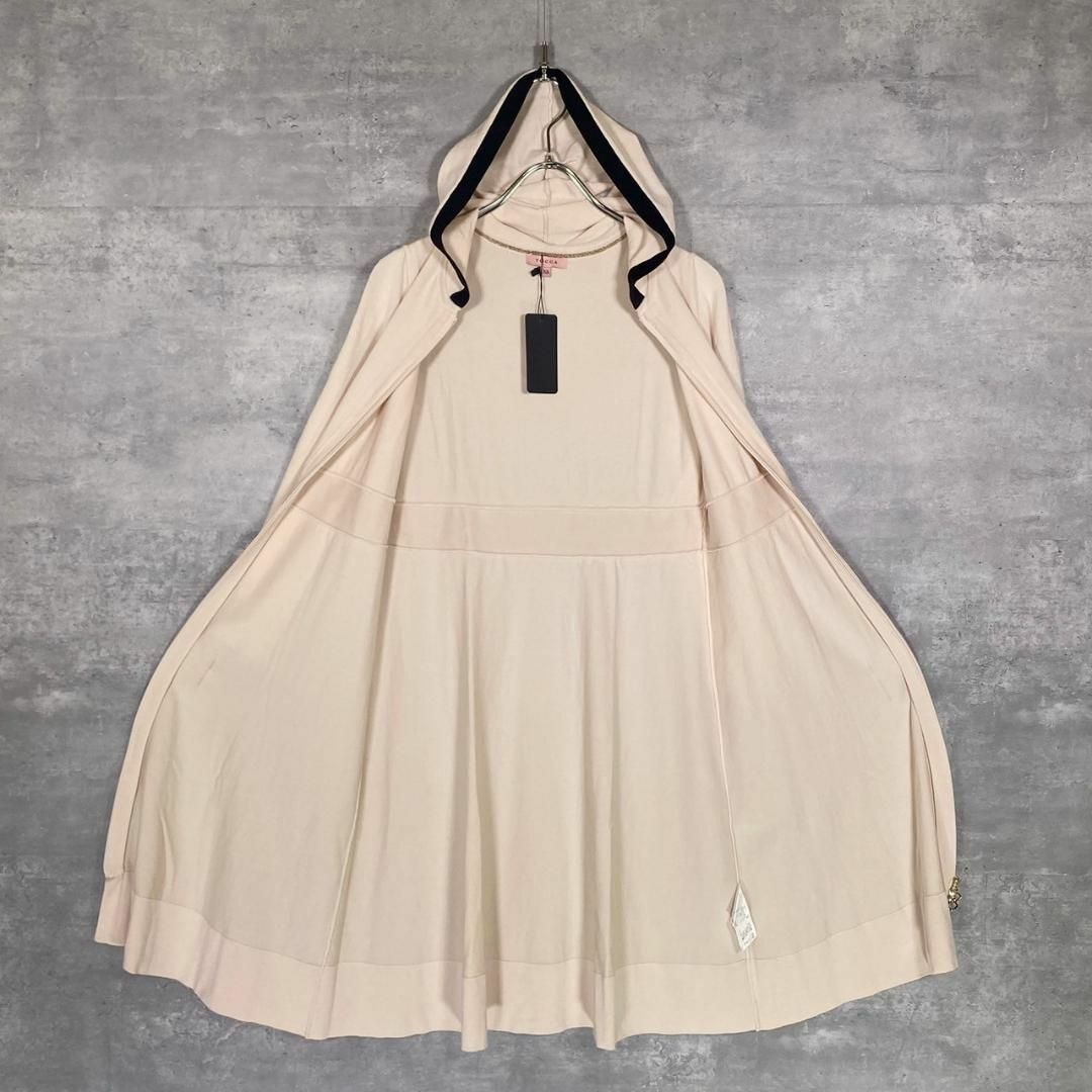 『TOCCA』トッカ (XS) フーディー ジップワンピース カーディガン