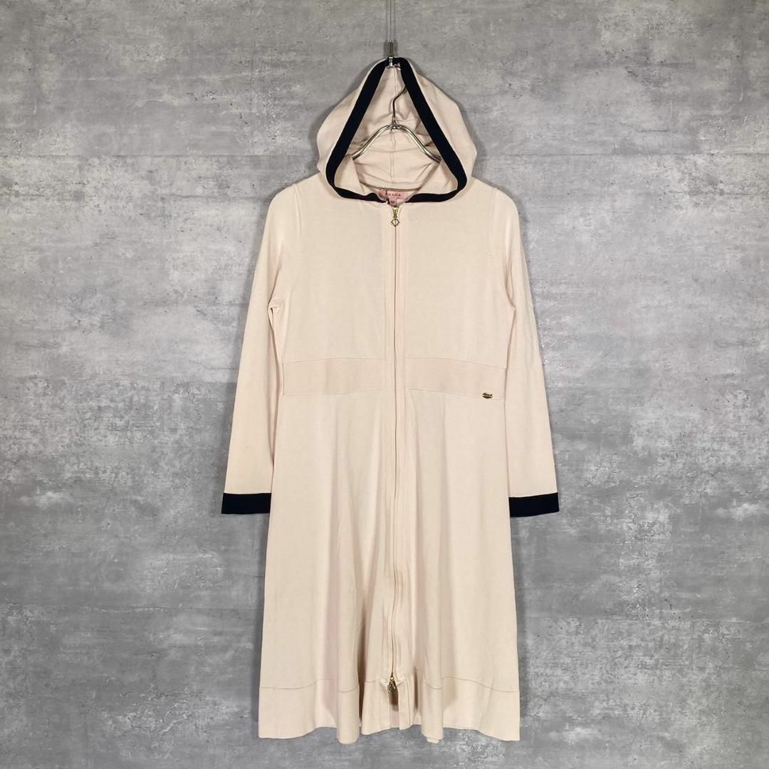 『TOCCA』トッカ (XS) フーディー ジップワンピース カーディガン
