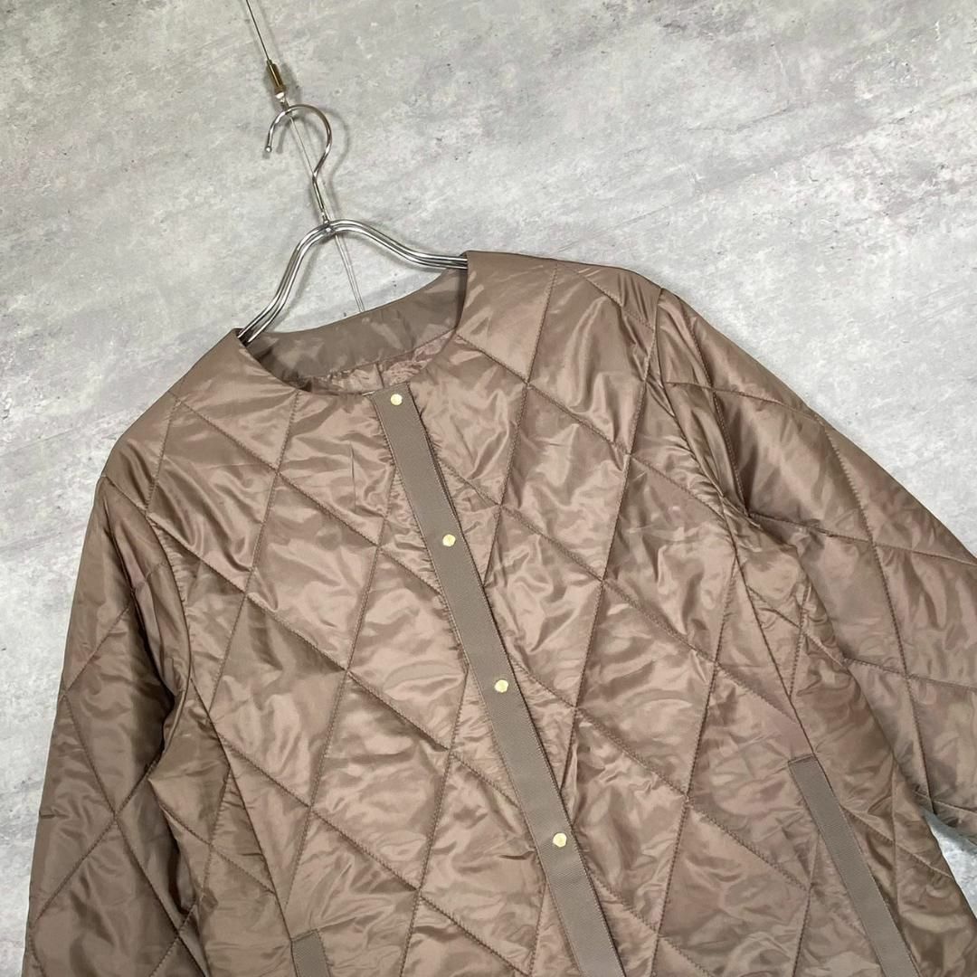 『J.PRESS』ジェイプレス (11) ノーカラー キルティングジャケット