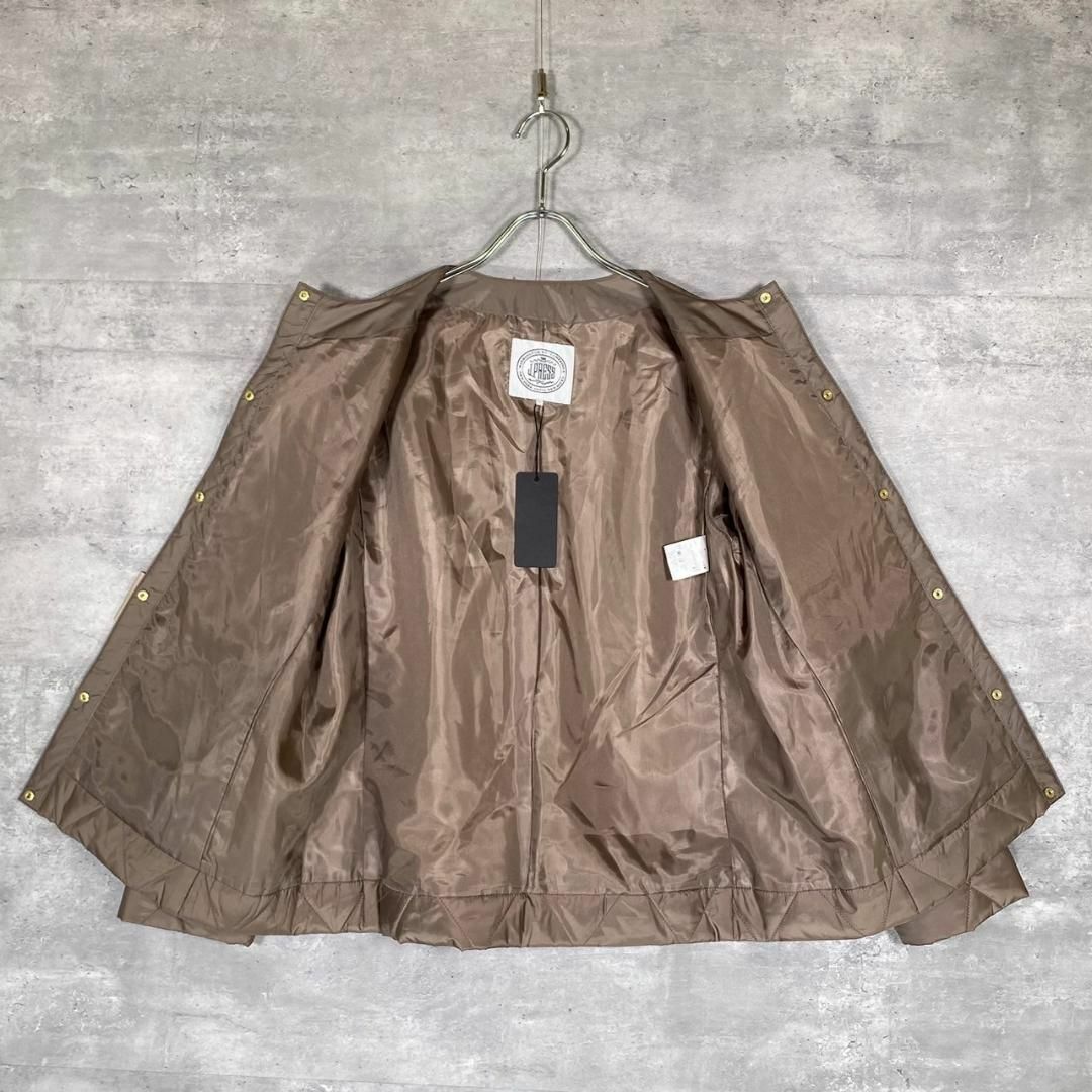 『J.PRESS』ジェイプレス (11) ノーカラー キルティングジャケット