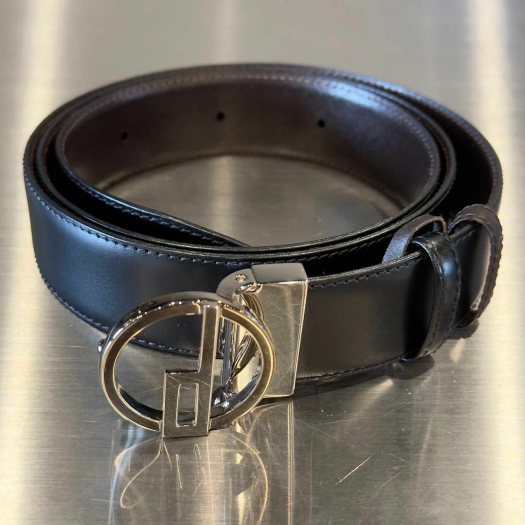 『dunhill』ダンヒル (107) Dロゴ バックル レザーベルト