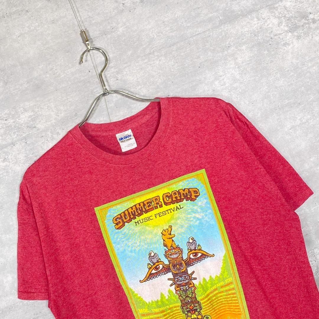 『GILDAN』ギルダン (L) サマーキャンプ 半袖Tシャツ
