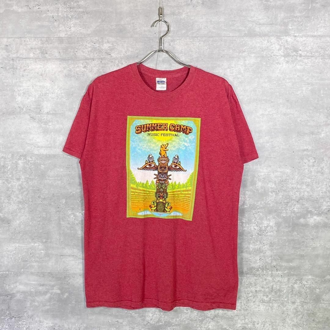 『GILDAN』ギルダン (L) サマーキャンプ 半袖Tシャツ