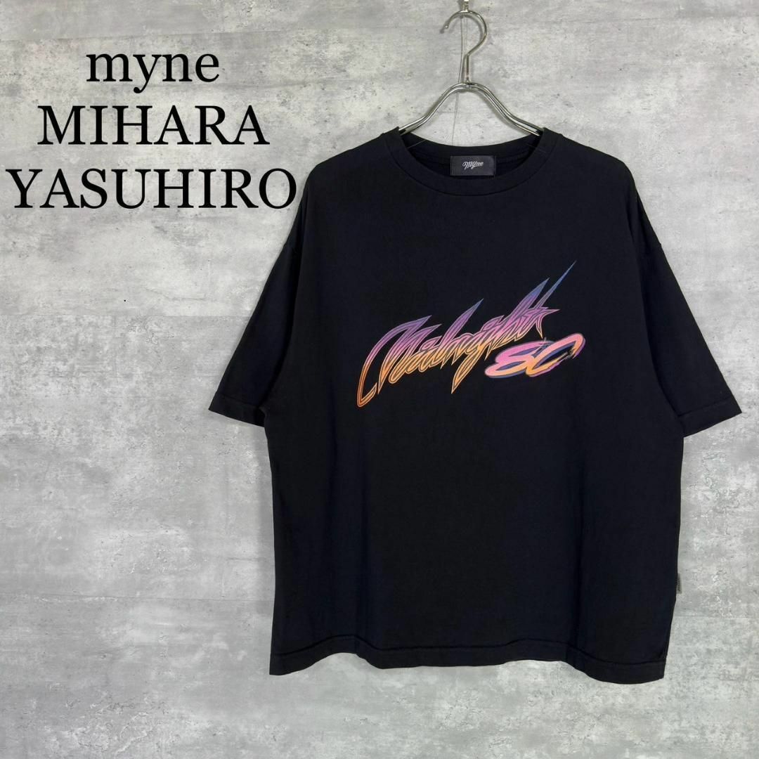 『Myne』マイン (S) グラフィックプリント オーバーサイズT 半袖シャツ