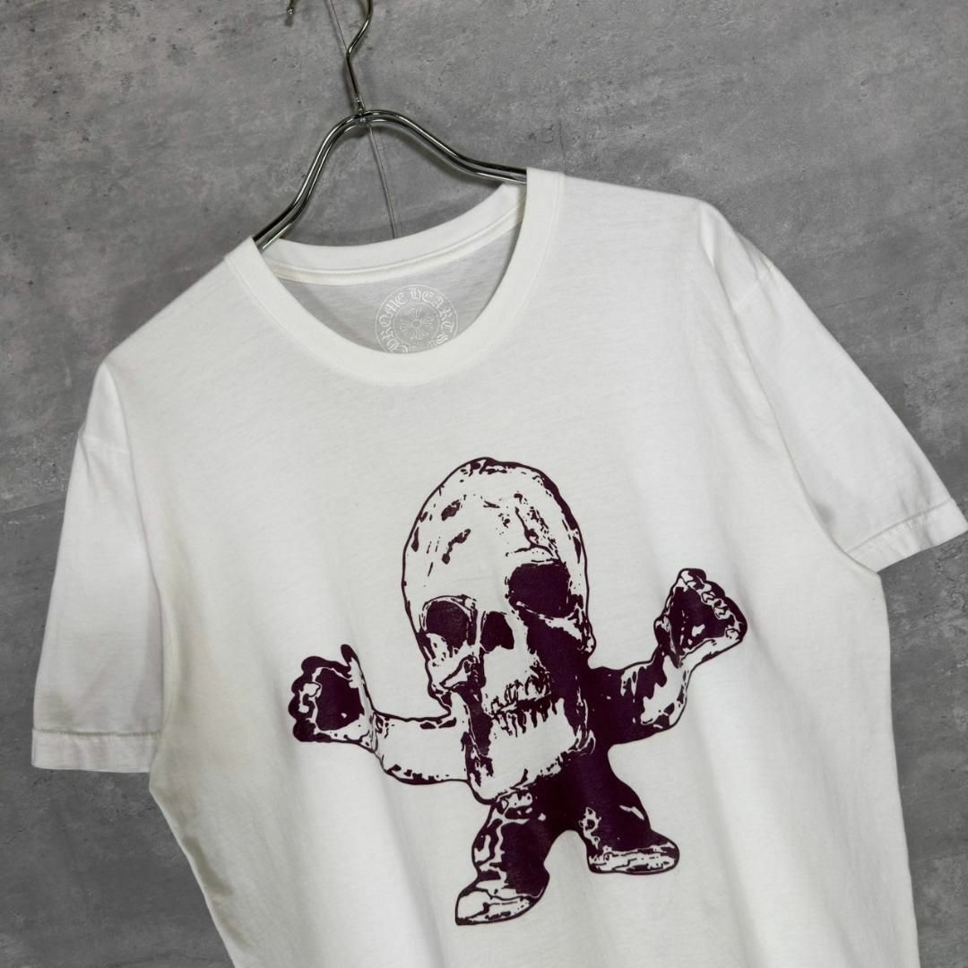 『CHROME HEARTS』クロムハーツ (L) スカルプリント半袖Tシャツ