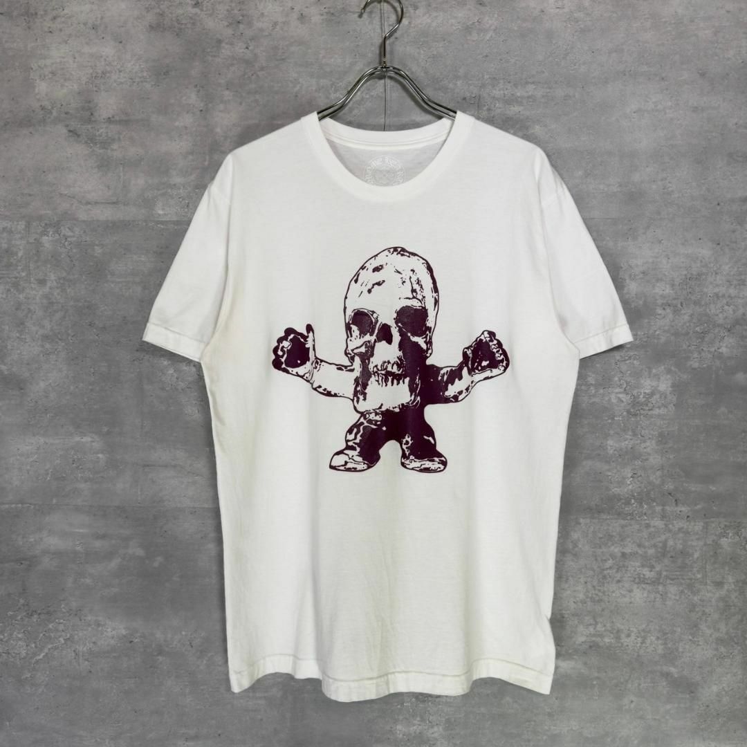 『CHROME HEARTS』クロムハーツ (L) スカルプリント半袖Tシャツ