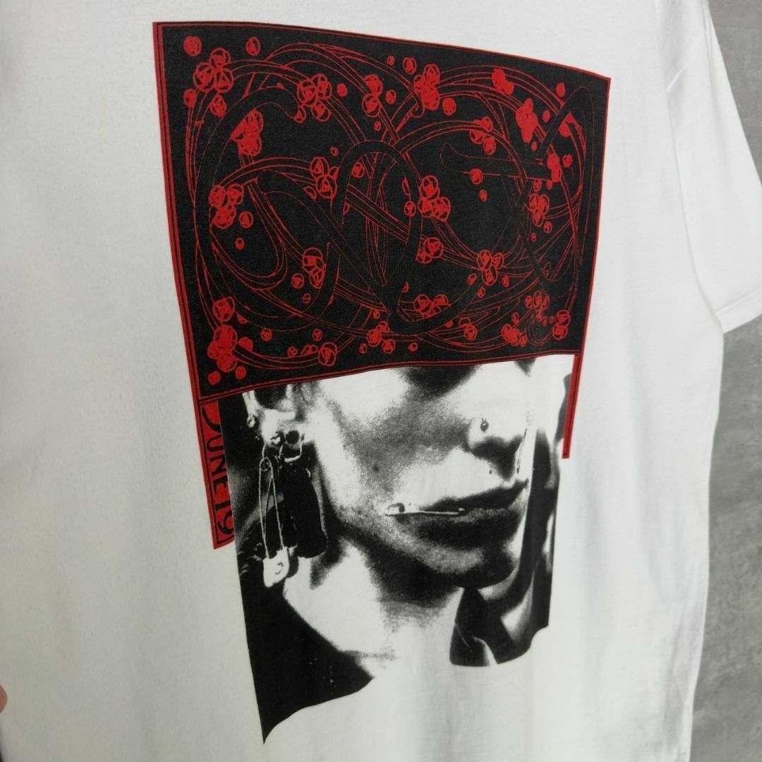 『RAF SIMONS』ラフシモンズ (L) グラフィックプリント半袖Tシャツ