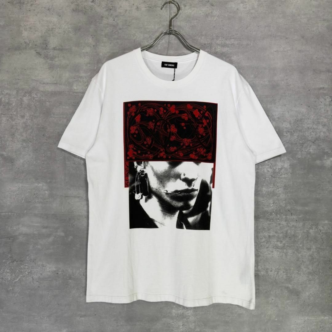 『RAF SIMONS』ラフシモンズ (L) グラフィックプリント半袖Tシャツ
