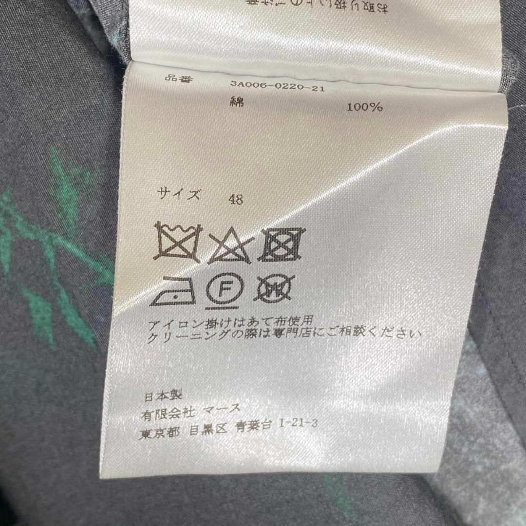 『ジョンローレンスサリバン』(48) フォトプリントオーバーサイズ 長袖シャツ