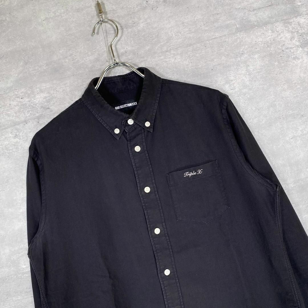 『GOD SELECTION』ゴッドセレクション (M) ボタンダウン シャツ
