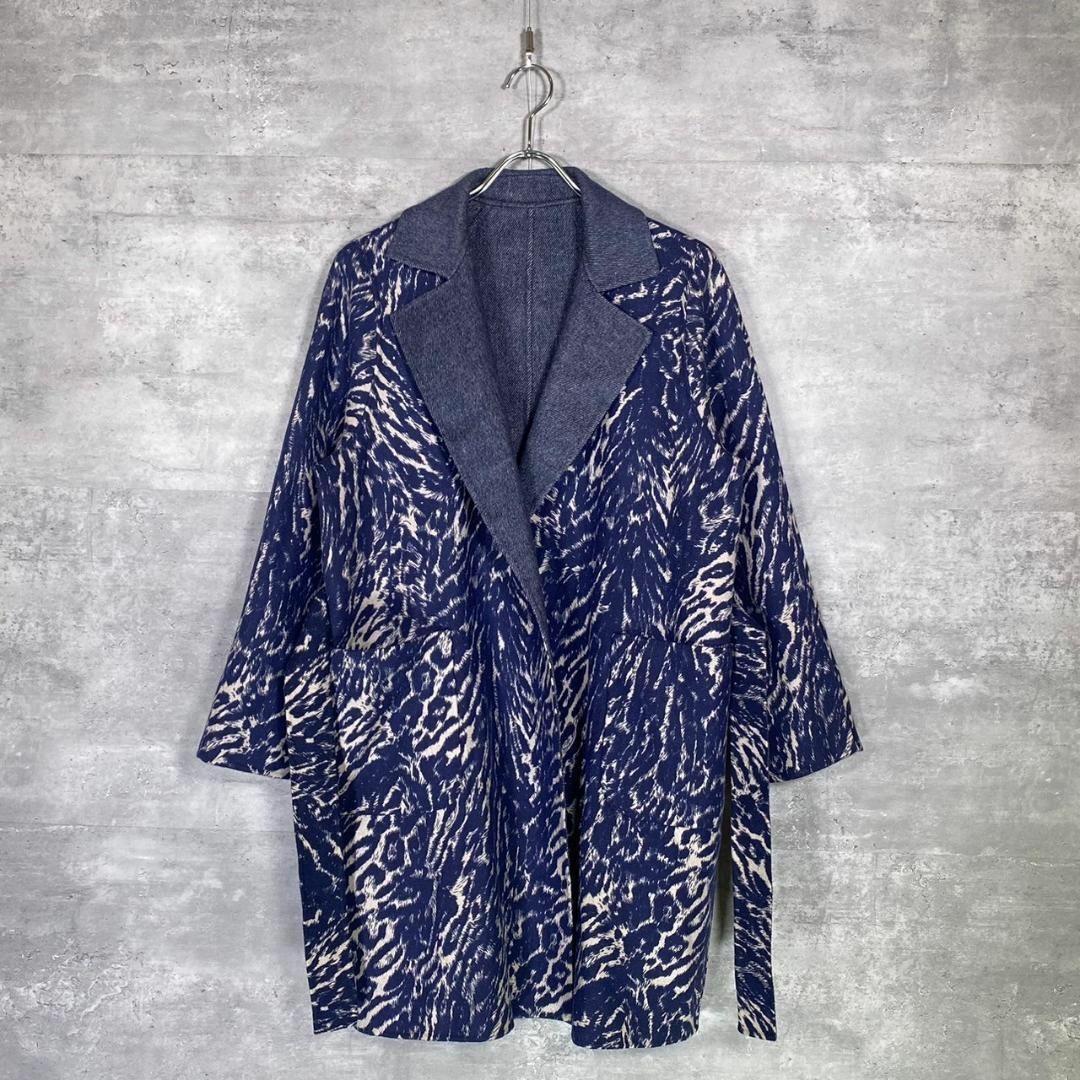 『Max Mara』マックスマーラ (40) リバーシブル ベルテッドコート