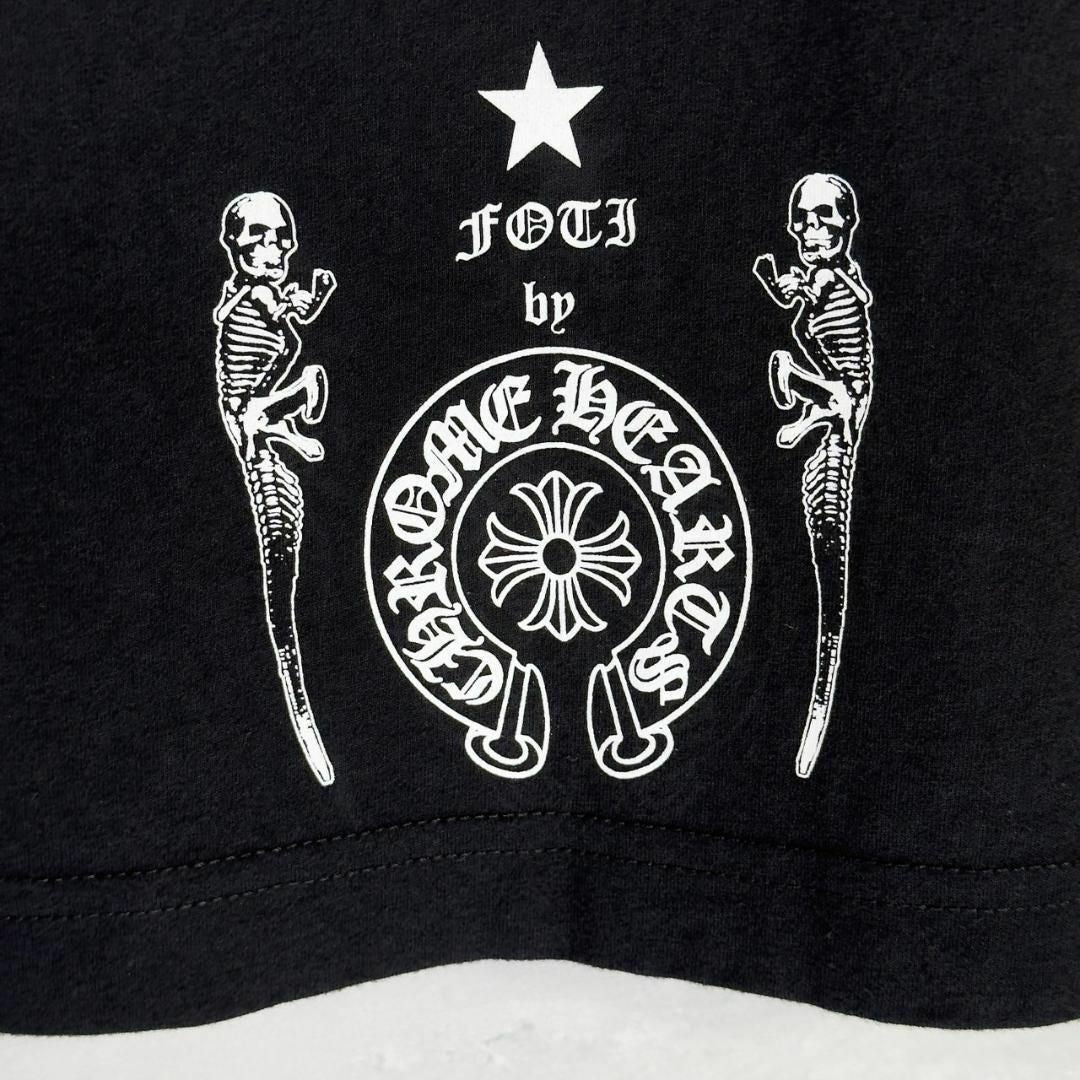 『CHROME HEARTS』クロムハーツ (XL) スカルプリントTシャツ