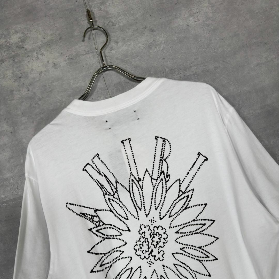 『AMIRI』アミリ (M) ロゴプリントクルーネック Tシャツ