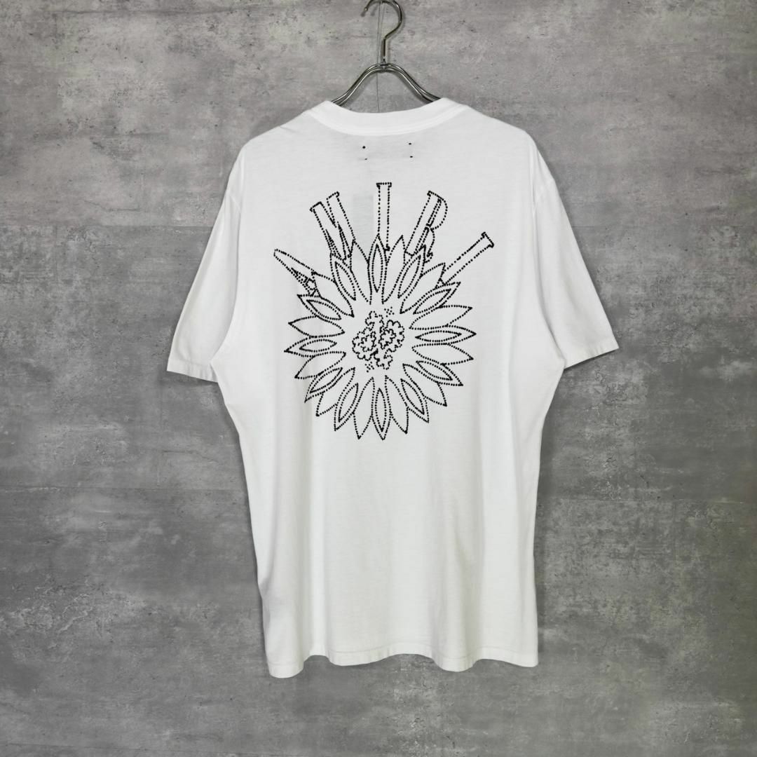 『AMIRI』アミリ (M) ロゴプリントクルーネック Tシャツ