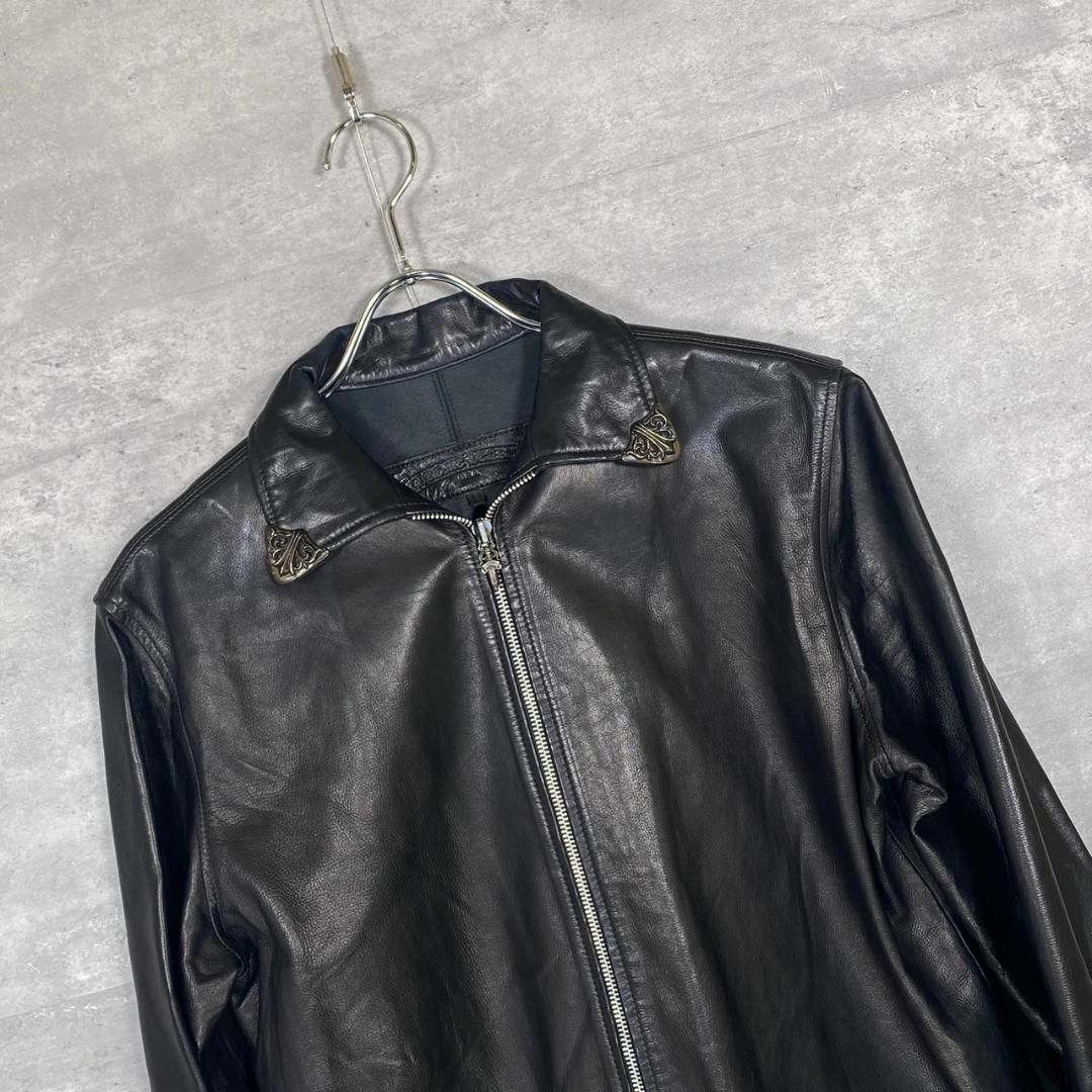 『CHROME HEARTS』クロムハーツ (M) シングルレザージャケット