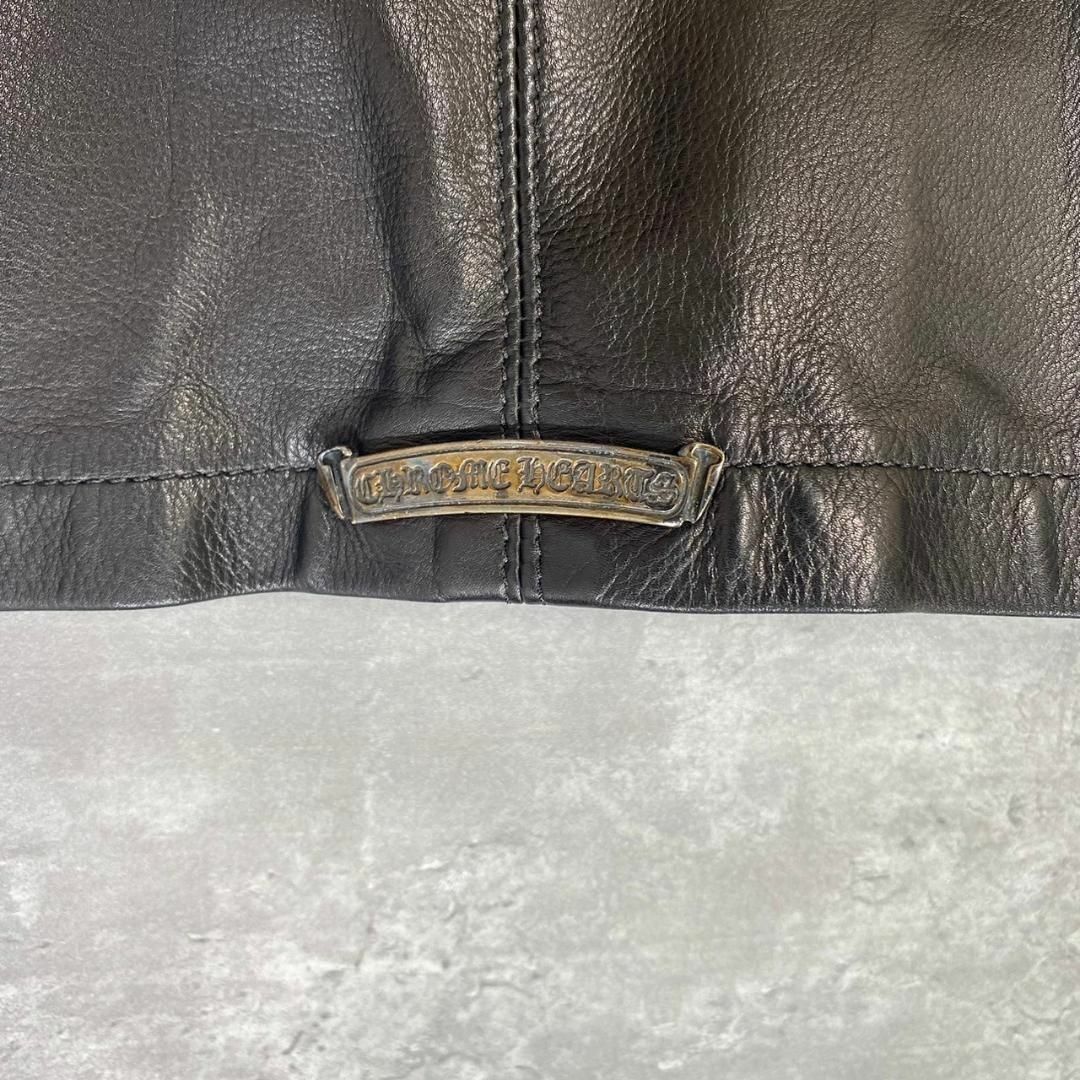 『CHROME HEARTS』クロムハーツ (M) シングルレザージャケット