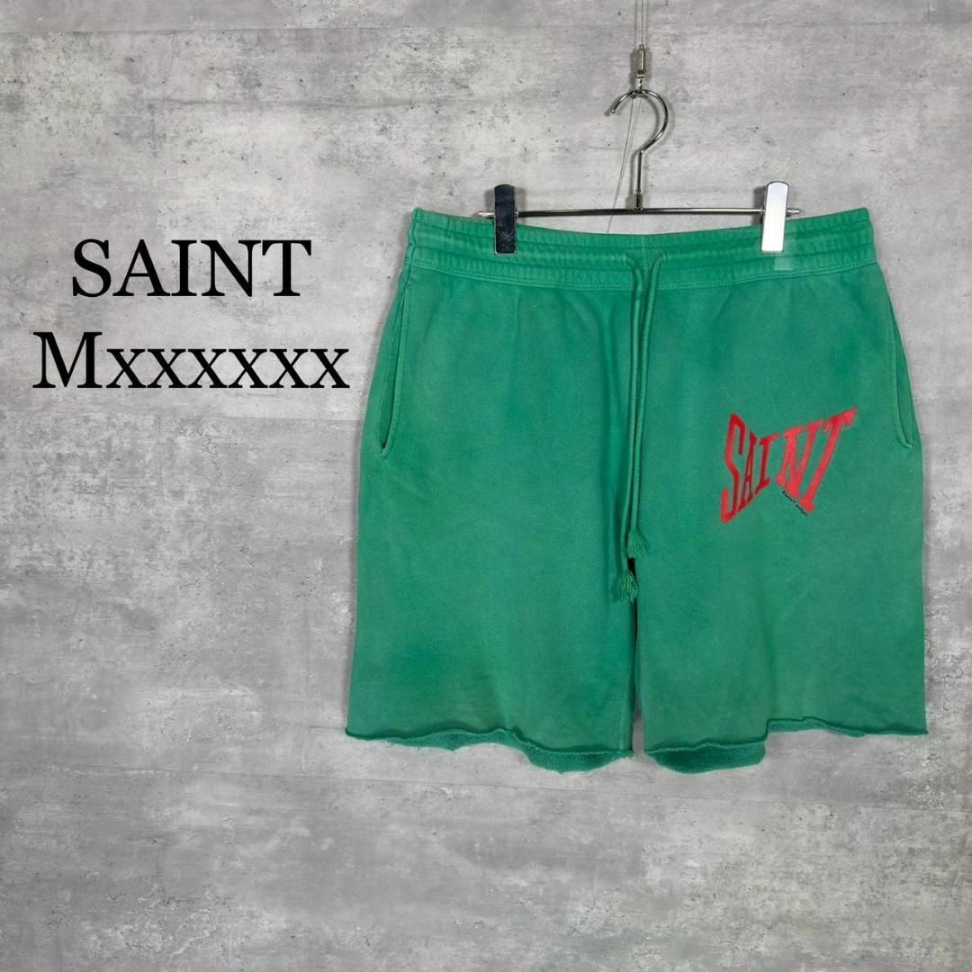 『SAINT MICHAEL』セントマイケル (L) スウェット ハーフパンツ