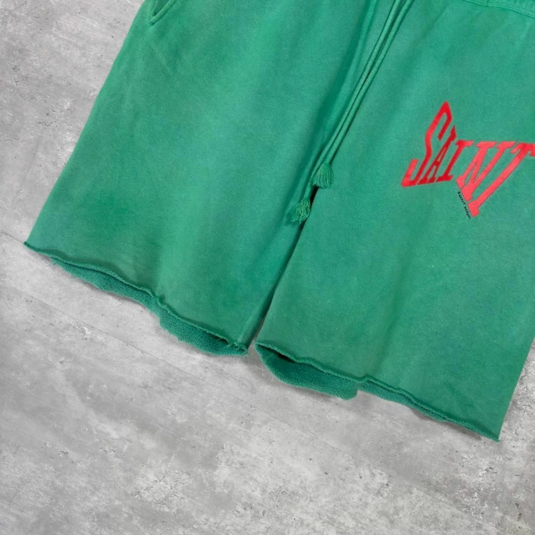 『SAINT MICHAEL』セントマイケル (L) スウェット ハーフパンツ