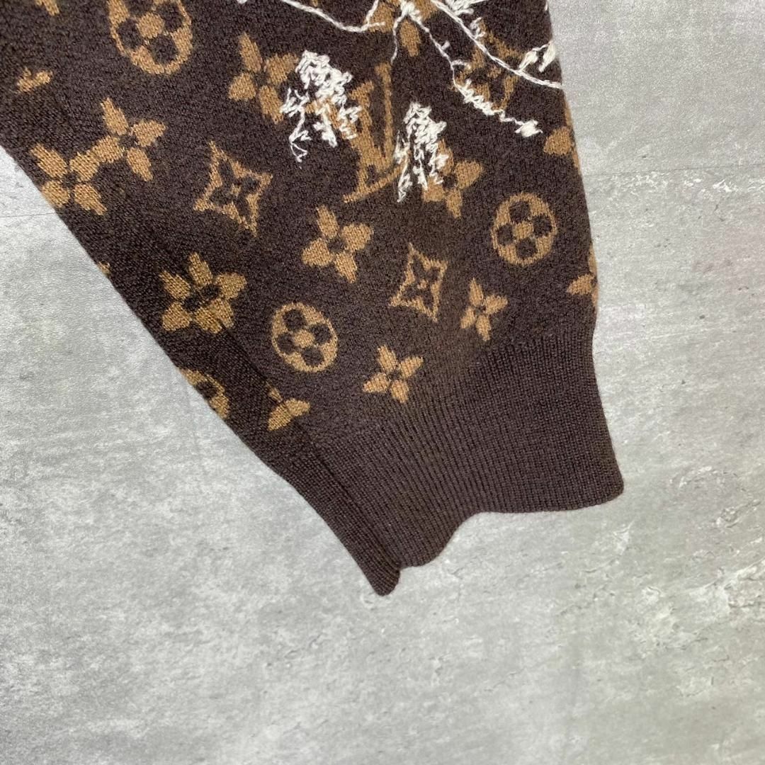 『LOUIS VUITTON』ルイヴィトン (XL) ウールクルーネックニット