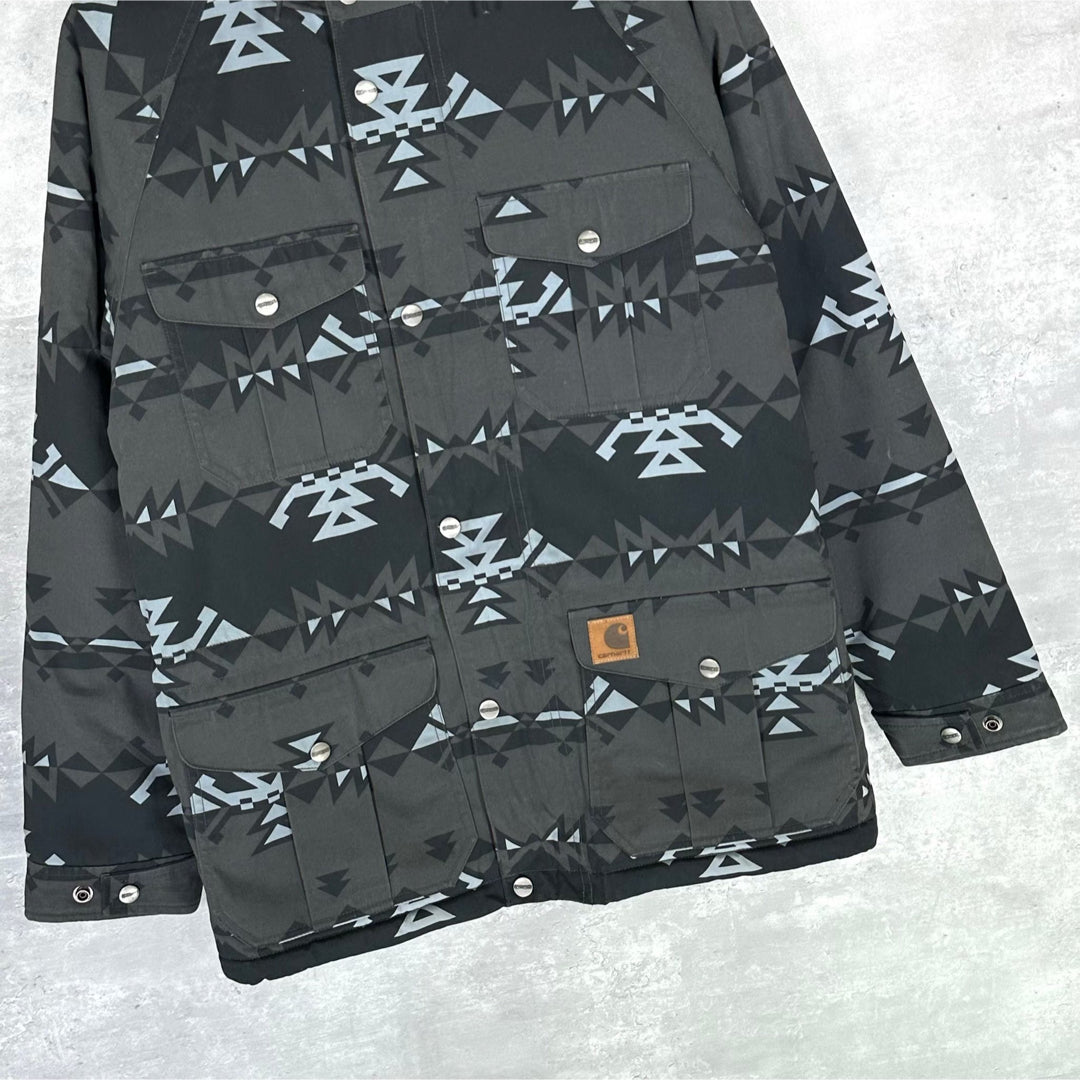 『carhartt』 カーハート (S) 総柄 ワークジャケット
