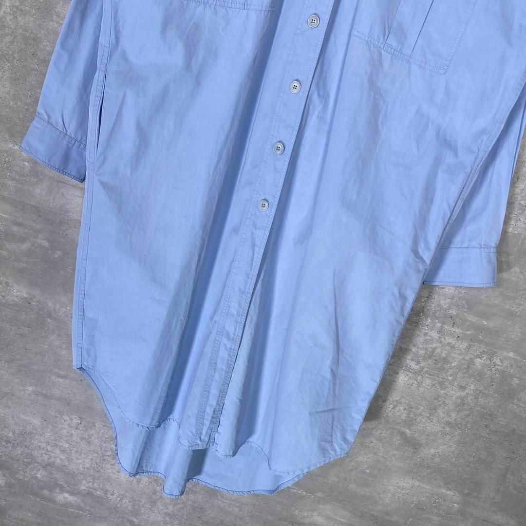 『GIVENCHY』ジバンシィ 無地 ロングシャツワンピース