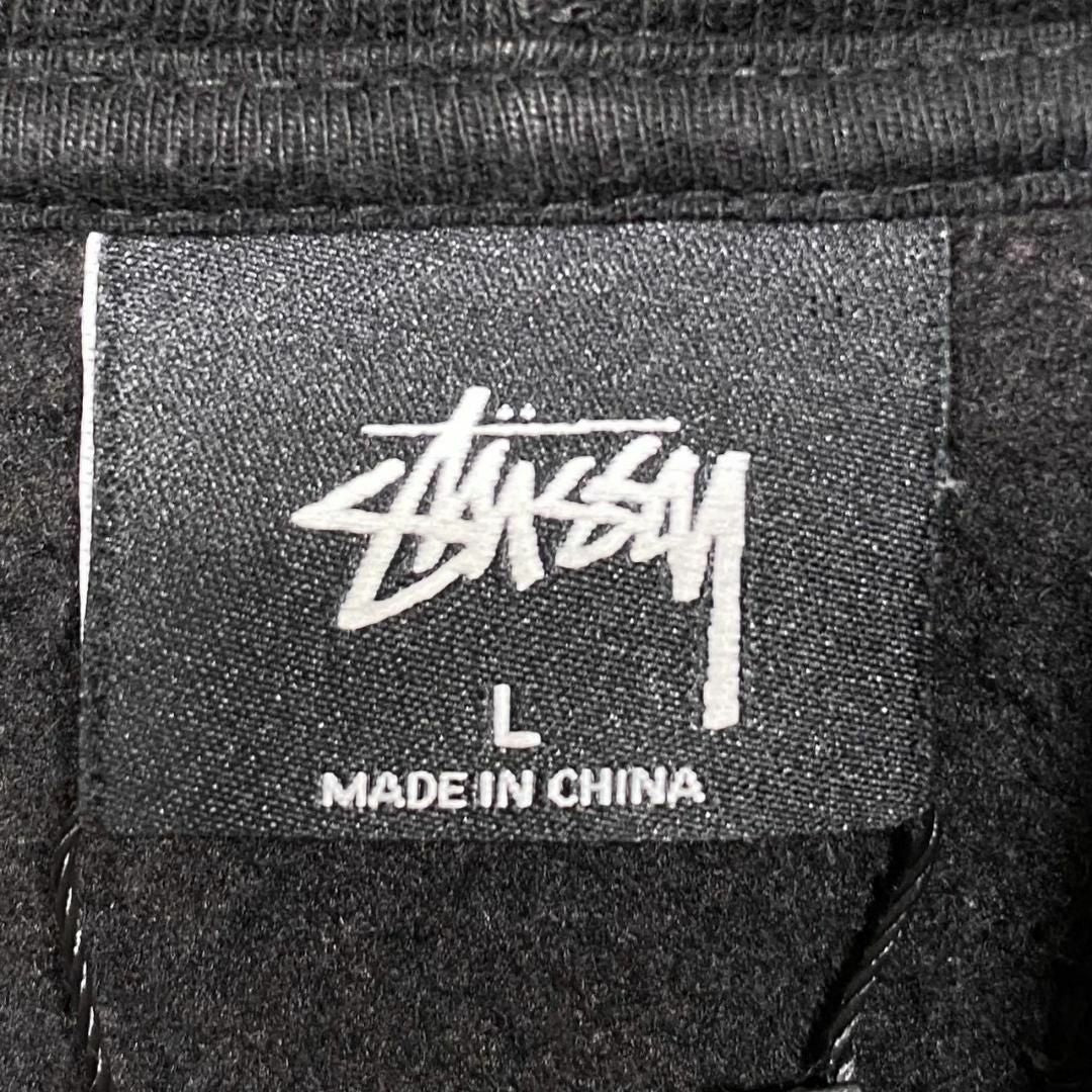 『STUSSY』ステューシー (L) ワンポイント プルオーバー パーカー
