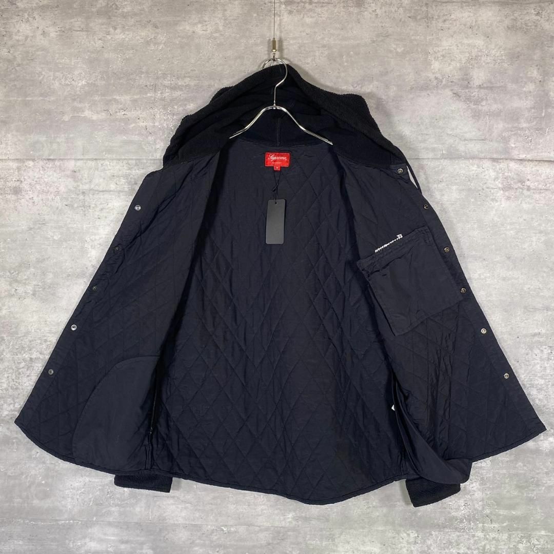 『Supreme』シュプリーム (M) フードフリース ナイロン ジャケット