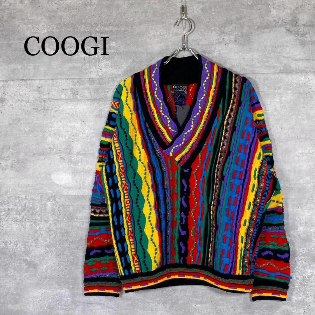 『COOGI』クージー (S) 立体編み込み 3Dニットセーター