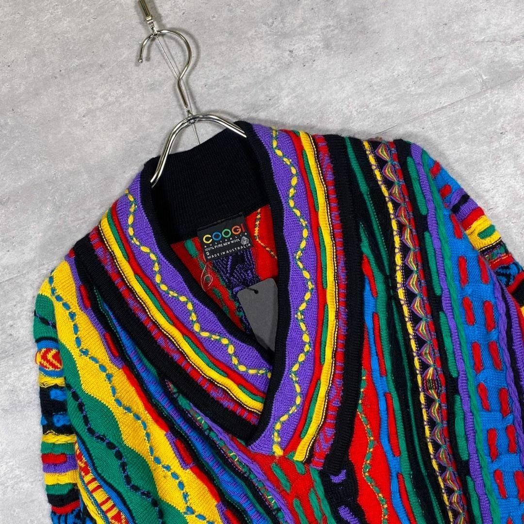 『COOGI』クージー (S) 立体編み込み 3Dニットセーター
