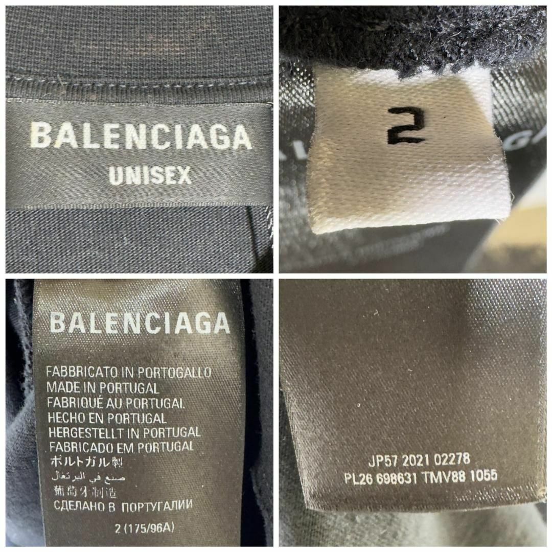 『BALENCIAGA』バレンシアガ (2) メタル ドッキング Tシャツ
