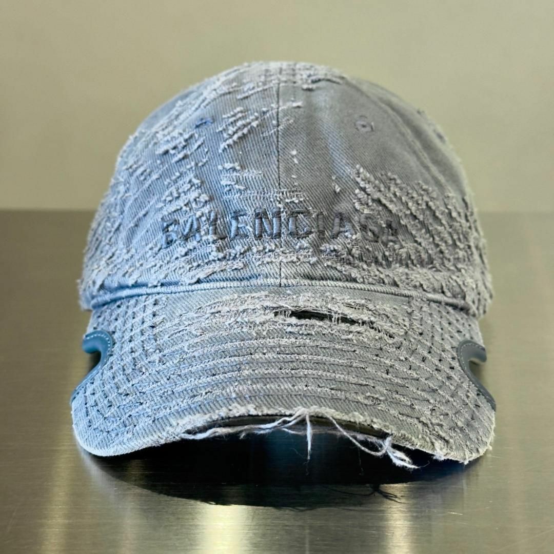 『BALENCIAGA』バレンシアガ (L) DESTROYED キャップ