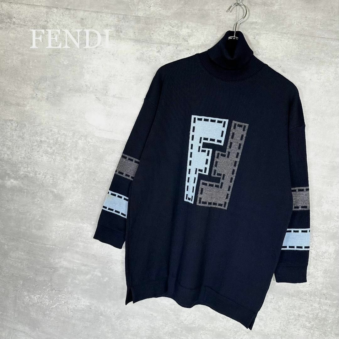 『FENDI』フェンディ (42) FFロゴ ニットセーター