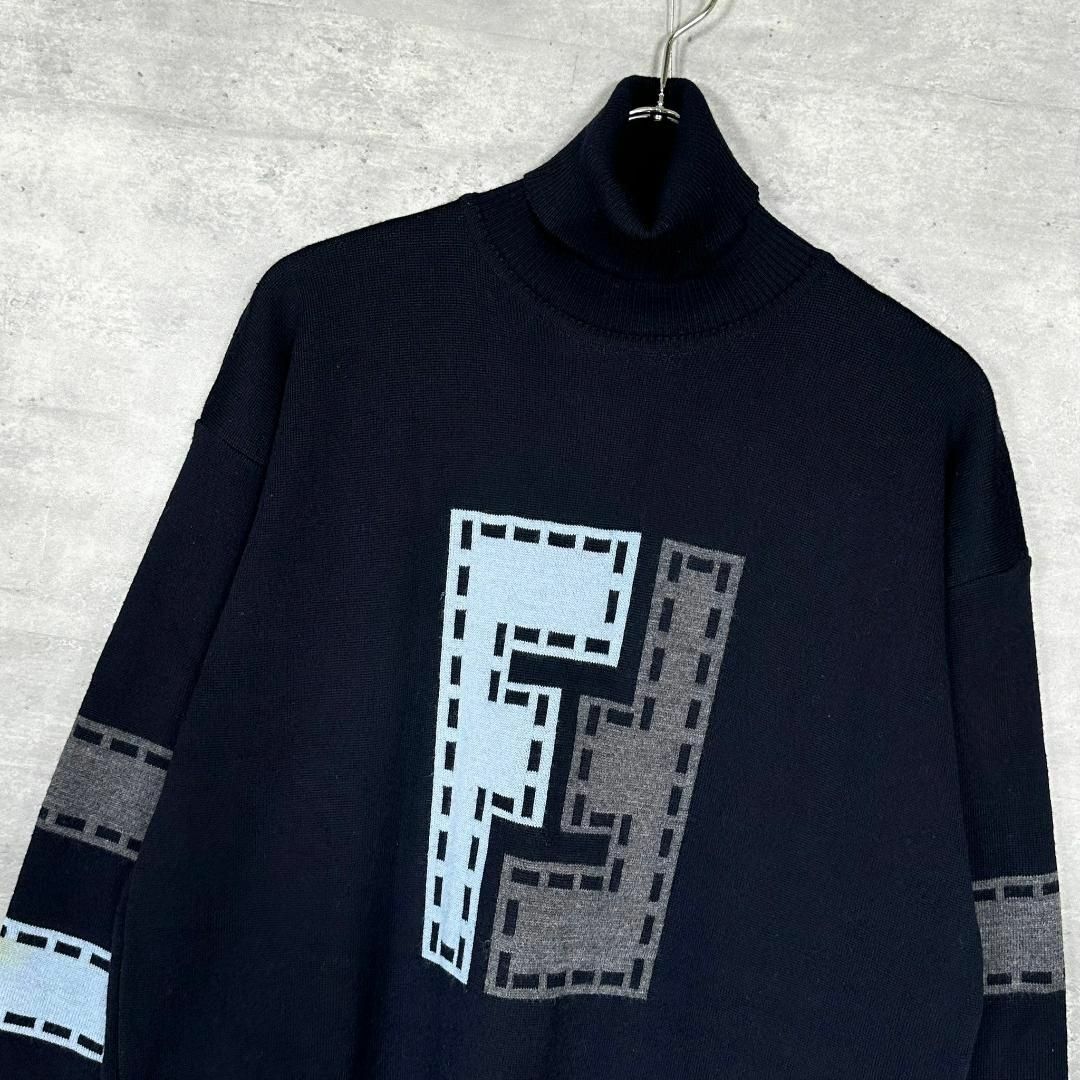 『FENDI』フェンディ (42) FFロゴ ニットセーター
