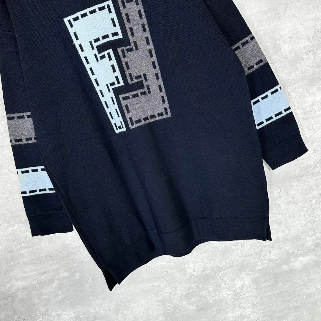 『FENDI』フェンディ (42) FFロゴ ニットセーター