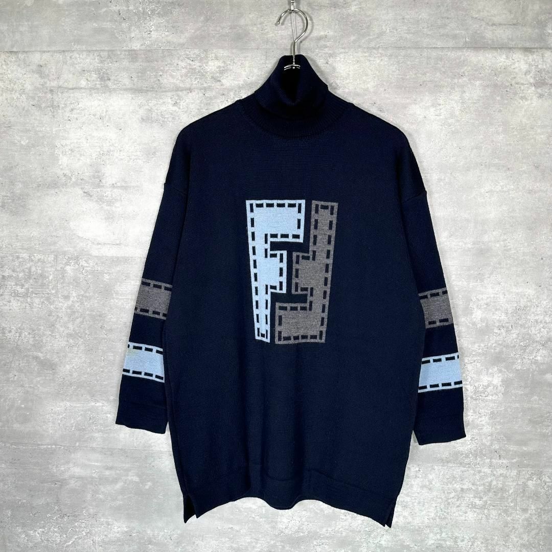 『FENDI』フェンディ (42) FFロゴ ニットセーター