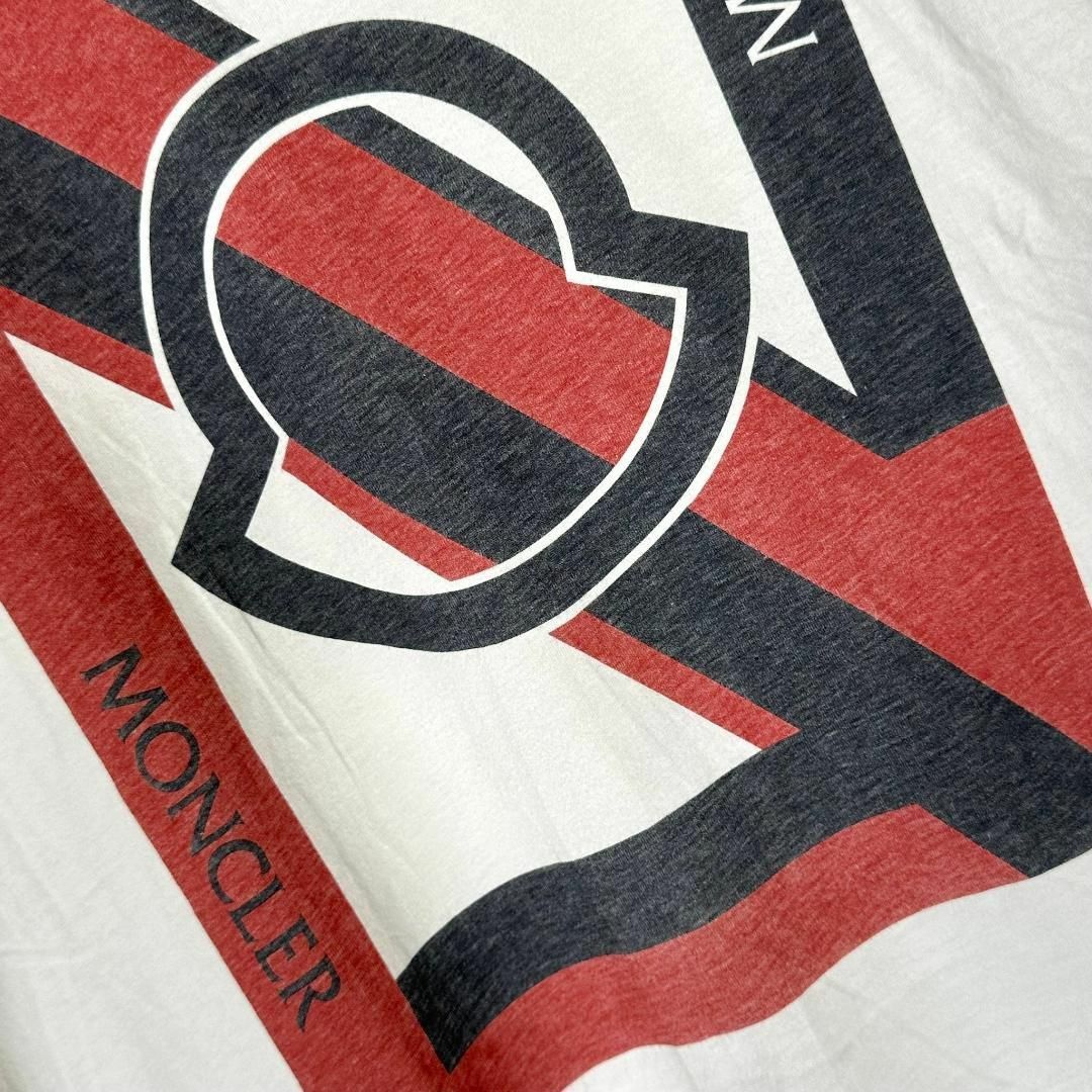 『MONCLER』モンクレール (S) プリント 半袖 tシャツ